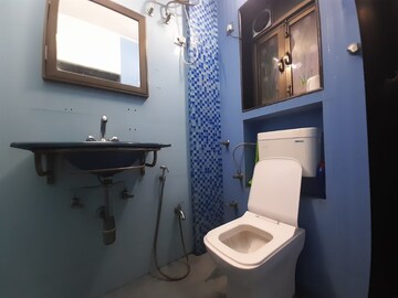 Bathroom in 2 BHK Apartment at Dheeraj Valley, Goregaon East – for Rent