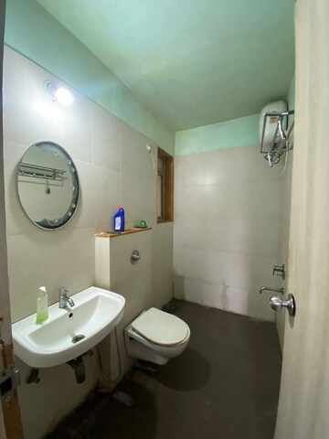 Bathroom in 1 BHK Apartment at Sunshine Heights Ghasoli, Ghansoli – for Rent