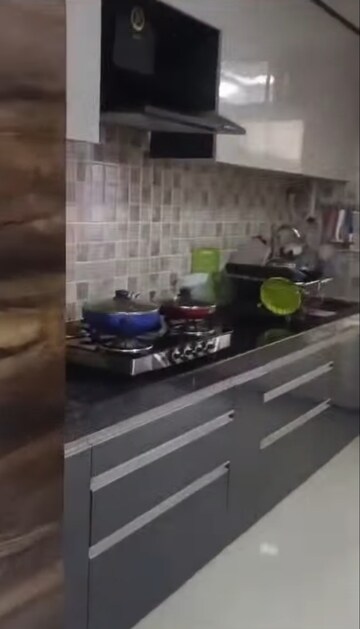 Kitchen in 3 BHK Apartment at Konnark  Sai Krupa Premises, Kharghar – for Sale