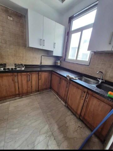 Kitchen in 3 BHK Builder Floor at Panchsheel Enclave – for Rent