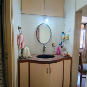 Bathroom in 3 BHK Apartment at Siddhivinayak Tower Runwal Nagar, Kolbad – for Sale