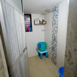 Bathroom in 3 BHK Apartment at Siddhivinayak Tower Runwal Nagar, Kolbad – for Sale