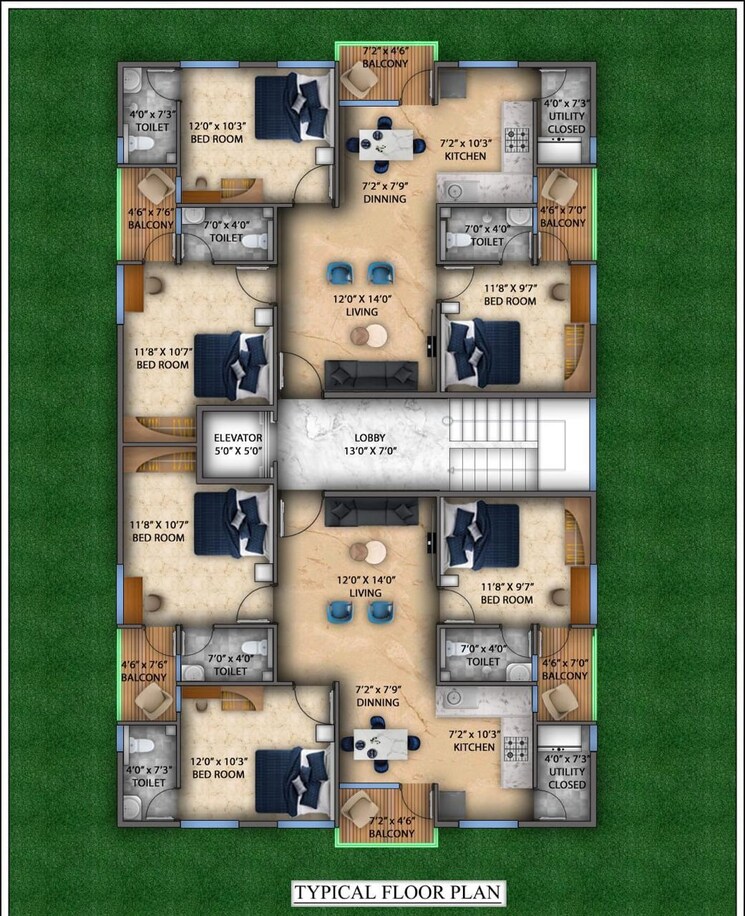 Master Plan, agrahara 3 Bedroom 1100 Sq.Ft. Builder Floor In Agrahara Bangalore 8961475