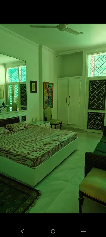 Bedroom in 3 BHK Builder Floor at Panchsheel Enclave – for Rent