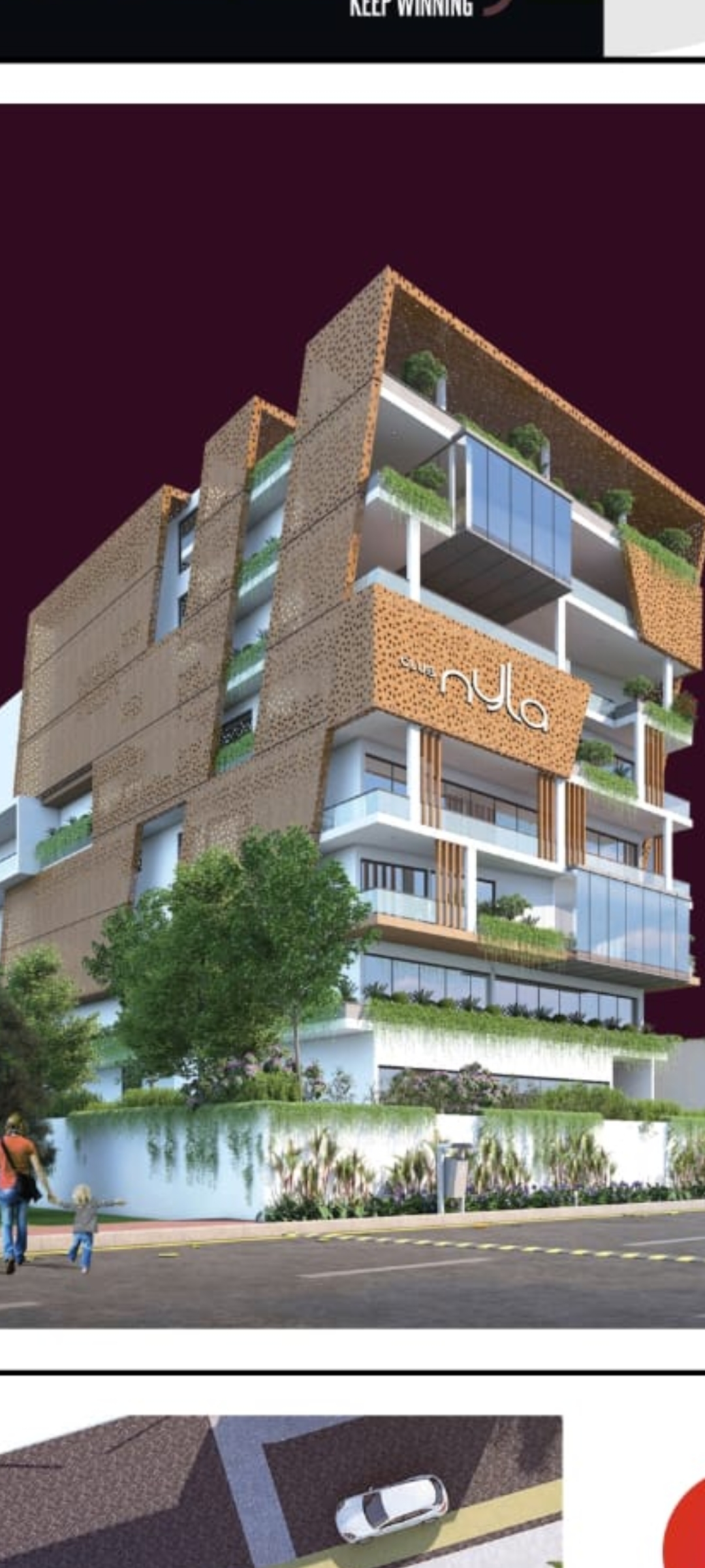 2.5 BHK + Pooja Room Apartment For Sale in Team 4 Nyla