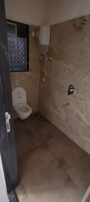 Bathroom in 1 BHK Builder Floor at Dinaco Darshan CHS, Dahisar West – for Sale