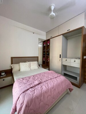 Bedroom in 2 BHK Apartment at Rajhans Moonstone, Vasai West – for Sale