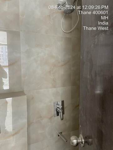Bathroom in 1 BHK Apartment at Raymond Ten X Vibes, J K Gram – for Rent