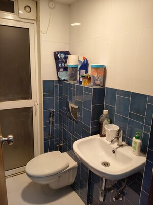 Bathroom in 1 BHK Apartment at Lodha Amara, Kolshet Road – for Sale