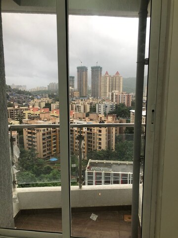 Balcony in 3 BHK Apartment at Rosa Manhattan, Ghodbunder Road – for Rent