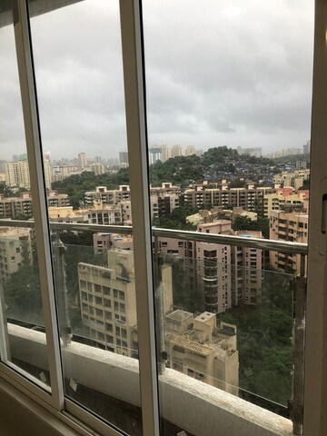 Balcony in 3 BHK Apartment at Rosa Manhattan, Ghodbunder Road – for Rent