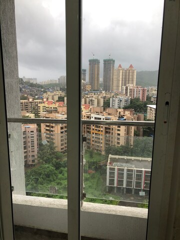 Balcony in 3 BHK Apartment at Rosa Manhattan, Ghodbunder Road – for Rent