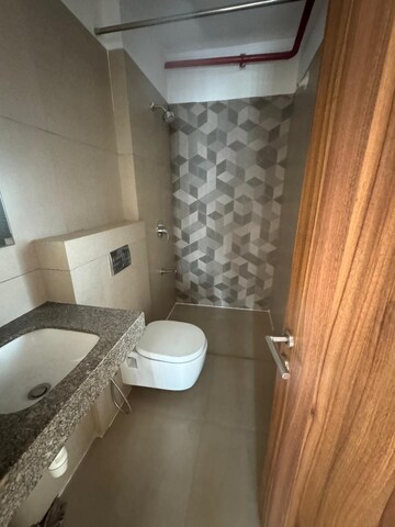 Bathroom in 3 BHK Apartment at Kalpataru The Sunrise, Kolshet Road – for Rent
