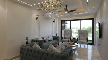 Living Room in 5 BHK Apartment at Kasturi Apostrophe, Wakad – for Rent