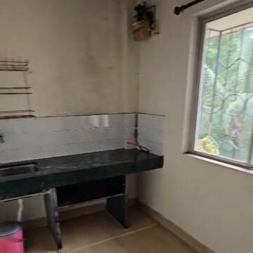 Kitchen in 1 RK Apartment at Poonam Sagar CHS, Bima Nagar – for Rent