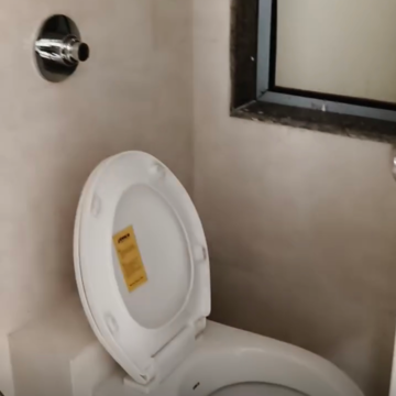 Bathroom in 1 BHK Apartment at BG Shirke Monte Verita East Tower, Trimurty Nagar – for Rent