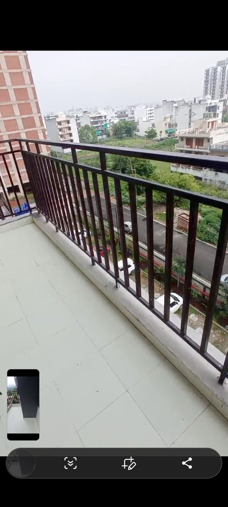 Balcony, amolik-sankalp 1 Bedroom 424 Sq.Ft. Apartment In Sector 85 Faridabad 8961824