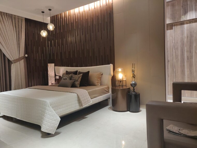 Living Room, skyline-park 4 Bedroom 2170 Sq.Ft. Apartment In Vip Road Zirakpur 8961848