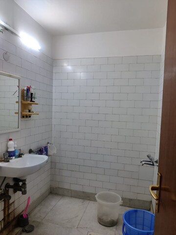 Bathroom in 2 BHK Apartment at Kailash Nath Som Vihar, Rama Krishna Puram – for Sale
