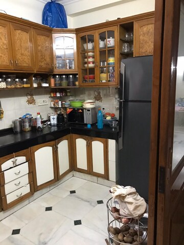 Kitchen in 2 BHK Builder Floor at Florence Nightingale Lane, Green Park – for Rent