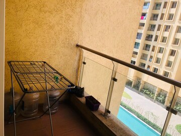 Balcony in 2 BHK Apartment at Rustomjee Urbania Azziano, Thane West – for Rent
