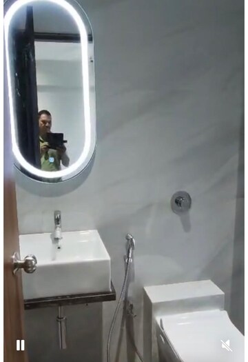 Bathroom in 3.5 BHK Apartment at NVN ODC 1, Goregaon West – for Rent