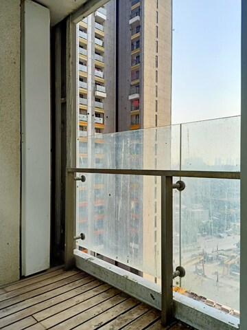 Balcony in 2 BHK Apartment at Lodha New Cuffe Parade, Wadala – for Rent