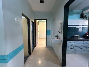 Building Lobby in 1 BHK Apartment at Swastik Residency 1, Ghodbunder Road – for Sale