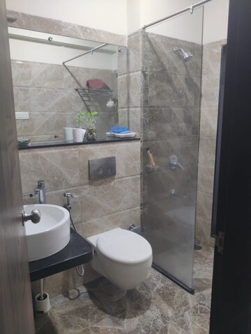 Bathroom in 3 BHK Apartment at Lokhandwala Octacrest, Kandivali East – for Rent