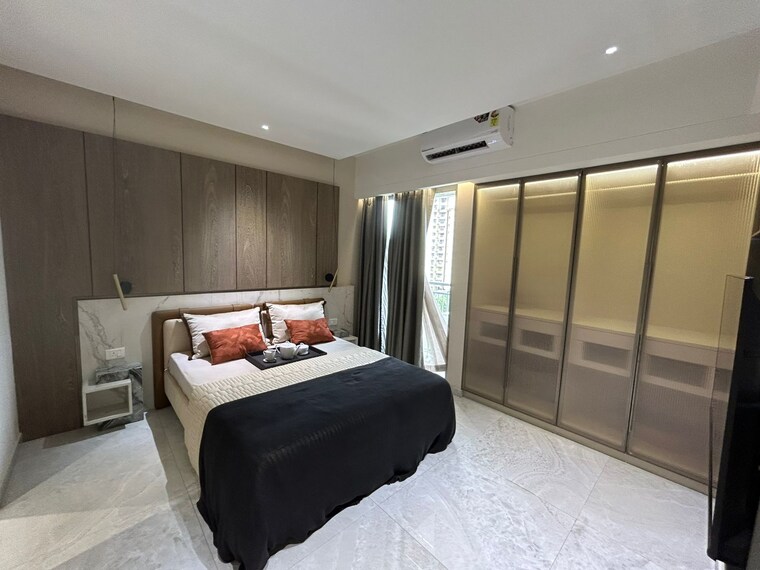 Bedroom, db-parkwoods 1 Bedroom 450 Sq.Ft. Apartment In Kasarvadavali Thane 8962188