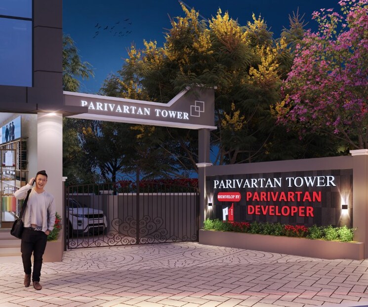 Exterior View, parivartan-tower 1 Bedroom 750 Sq.Ft. Apartment In Kulgaon Thane 8962180