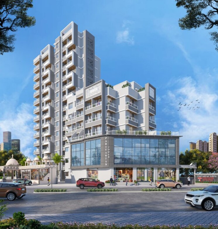 Exterior View, parivartan-tower 1 Bedroom 750 Sq.Ft. Apartment In Kulgaon Thane 8962180