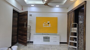 Living Room in 1 BHK Apartment at Atlanta CHS, Malad West – for Rent