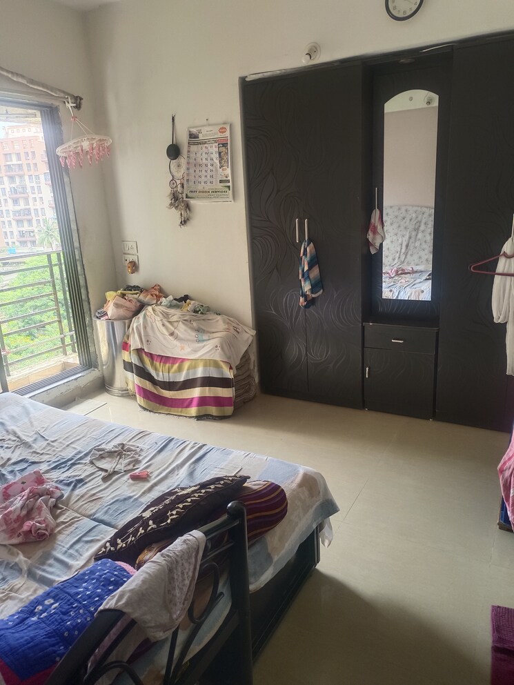 Bedroom, akanksha-rainart 2 Bedroom 650 Sq.Ft. Apartment In Vartak Nagar Thane 8962229