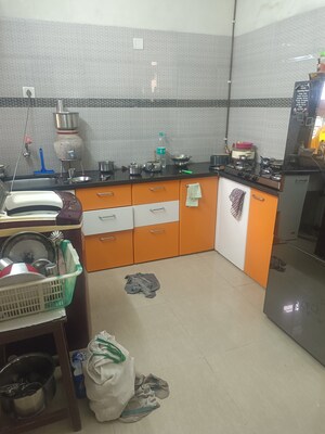 Kitchen in 2 BHK Apartment at Akanksha Rainart, Vartak Nagar – for Sale