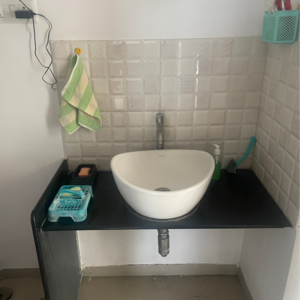 Bathroom in 2 BHK Apartment at Paramount Altissimo, Wakad – for Sale