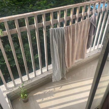 Balcony in 2 BHK Apartment at Paramount Altissimo, Wakad – for Sale