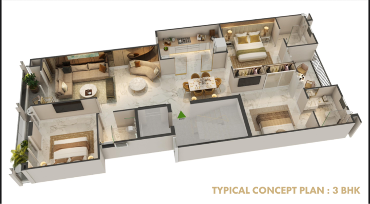 Master Plan, smart-world-orchard 3.5 Bedroom 1679 Sq.Ft. Apartment In Sector 61 Gurgaon 8962247