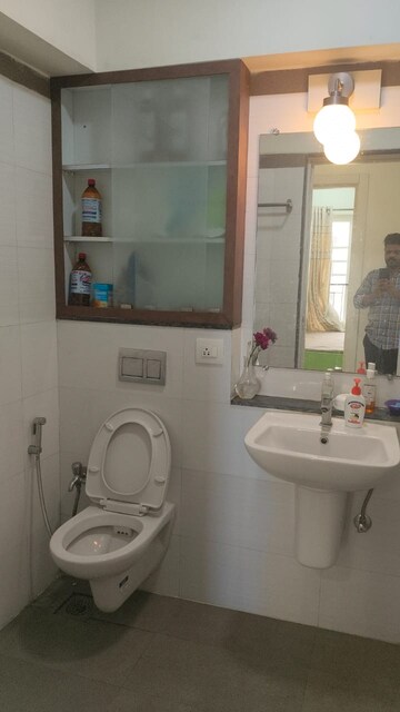 Bathroom in 2 BHK Apartment at Rustomjee Azziano Wing D, Thane West – for Sale