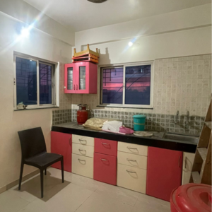 Kitchen in 1 BHK Apartment at Anand Residency Thergaon, Thergaon – for Sale