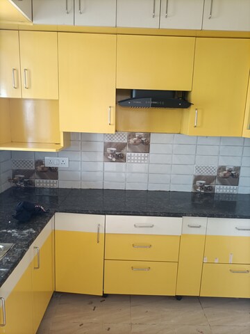 Kitchen in 3 BHK Apartment at Gaur Atulyam Gravity, Omicron I Greater Noida – for Rent