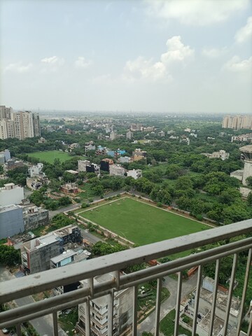 Balcony in 3 BHK Apartment at Gaur Atulyam Gravity, Omicron I Greater Noida – for Rent