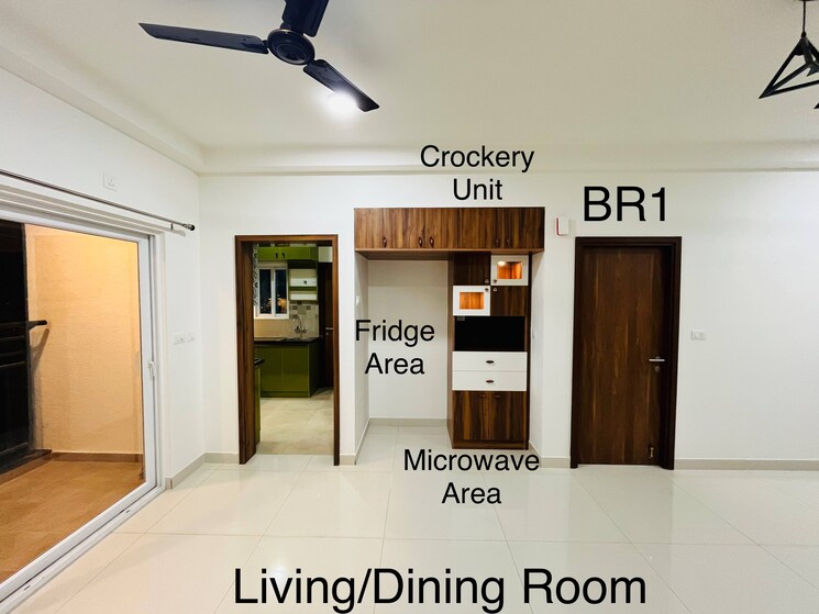 Floor Plan, prestige-tranquil 3 Bedroom 1769 Sq.Ft. Apartment In Kokapet Hyderabad 8962314