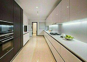 Building Lobby in 4 BHK Apartment at Oberoi Realty Esquire, Goregaon East – for Sale