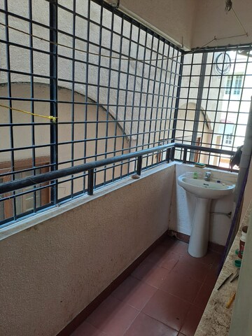 Balcony in 3 BHK Apartment at Sanjay Nagar – for Rent