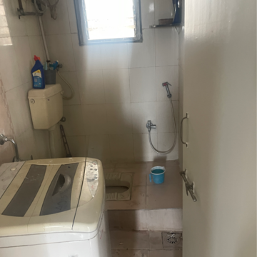 Bathroom in 2 BHK Apartment at Shree Manibhadra Wakad Centre, Bhagwan Nagar – for Rent