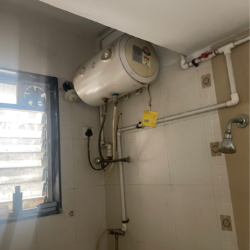 Bathroom in 2 BHK Apartment at Shree Manibhadra Wakad Centre, Bhagwan Nagar – for Rent