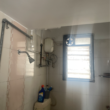 Bathroom in 2 BHK Apartment at Shree Manibhadra Wakad Centre, Bhagwan Nagar – for Rent