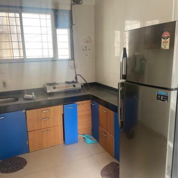 Kitchen in 2 BHK Apartment at Shree Manibhadra Wakad Centre, Bhagwan Nagar – for Rent