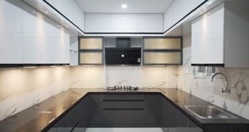 Kitchen in 3 BHK Apartment at Vazhraa Prathik, Nizampet – for Rent